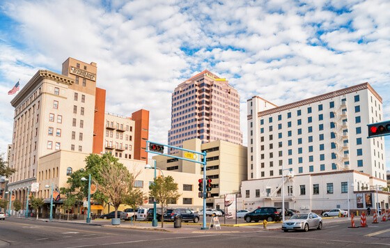 daytime city street view