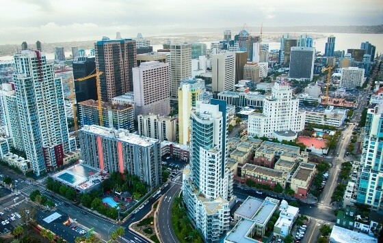 Daytime San Diego cityscape with buildings